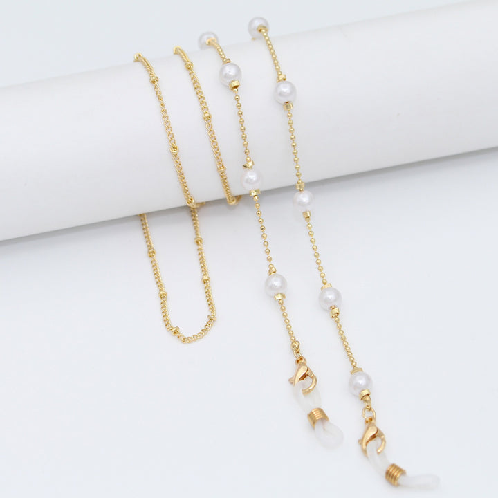 Elegant Crystal-Embellished Eyewear Chain Kalsten 1788159829