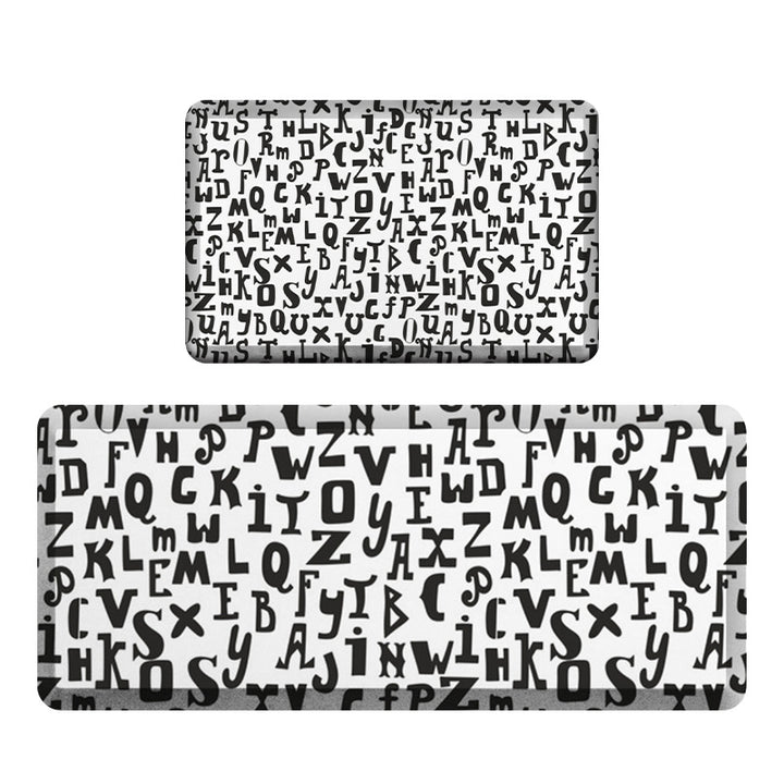 Geometric Pattern Kitchen Mat Set Kalsten
