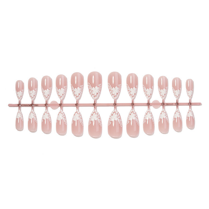 Artificial artificial nails with elegant flower designs Kalsten