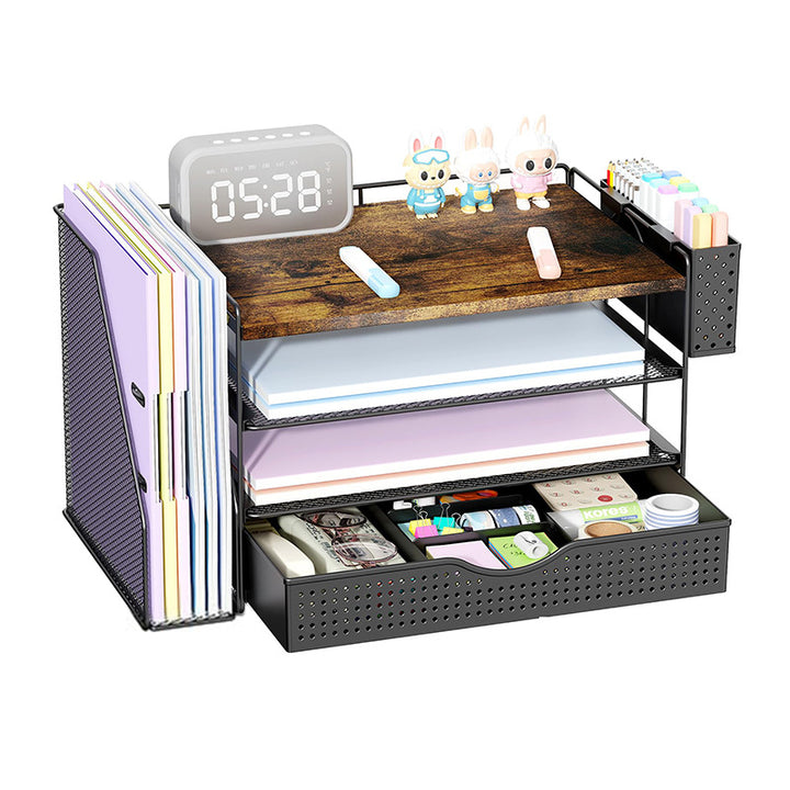 Multi-Functional Mesh Desk Organizer