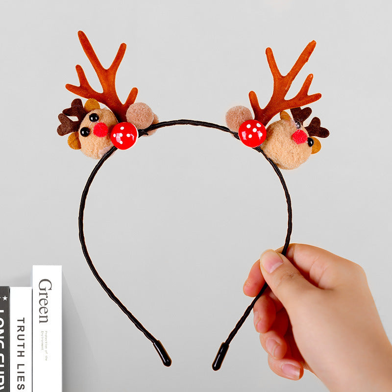 Festive Reindeer Antler Headband