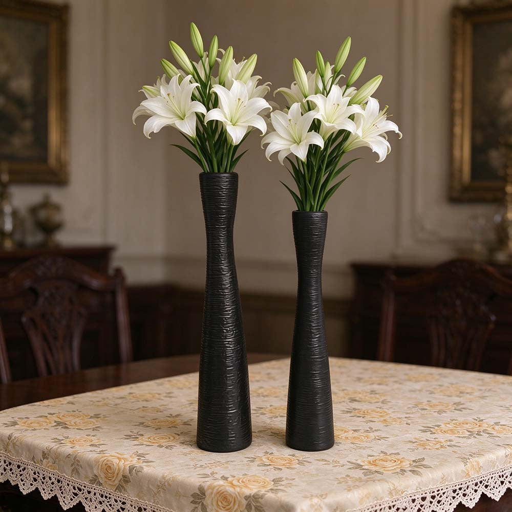 Modern Textured Ceramic Flower Vase Kalsten