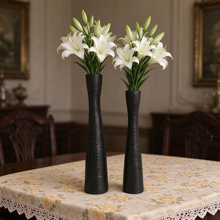 Modern Textured Ceramic Flower Vase Kalsten