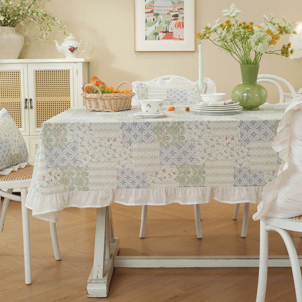 Vintage Patchwork Tablecloth