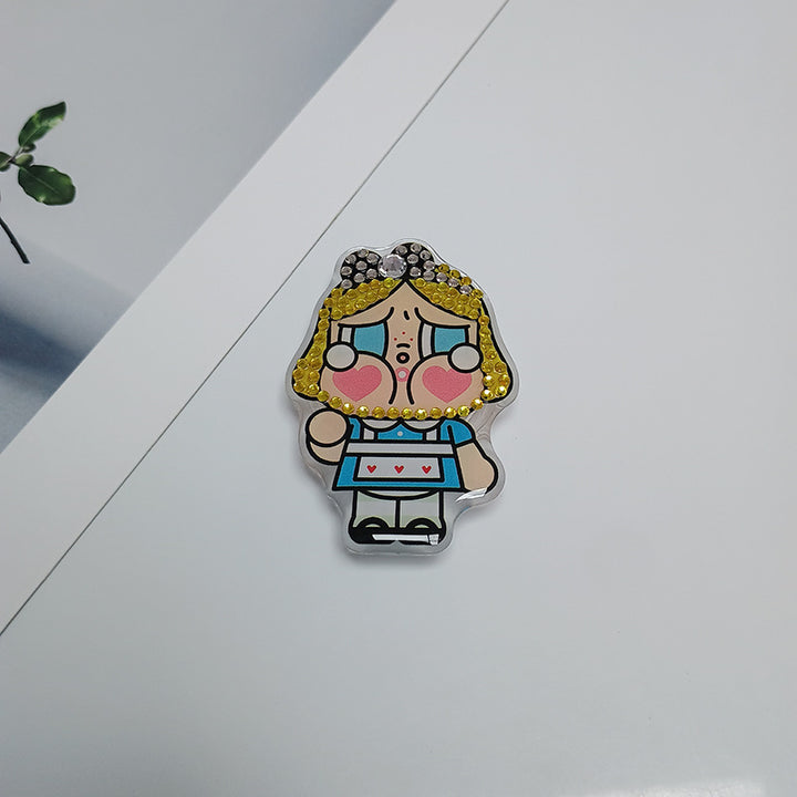 Decorative Rhinestone Character Brooch Kalsten