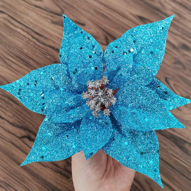 Glittering Decorative Flower Ornament Kalsten