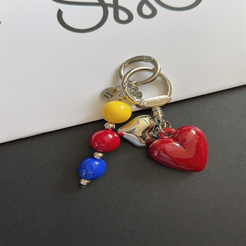Heart-Shaped Charm Keychain Kalsten 1790135675