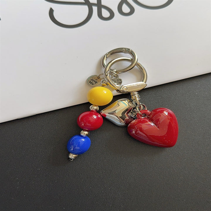Heart-Shaped Charm Keychain Kalsten 1790135675