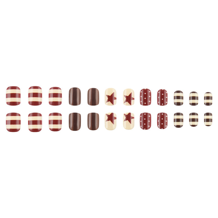 Festive Geometric Nail Art Set Kalsten