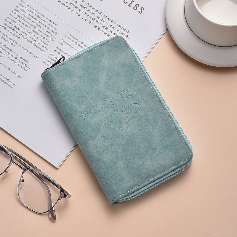 Stylish Zippered Passport Holder Kalsten