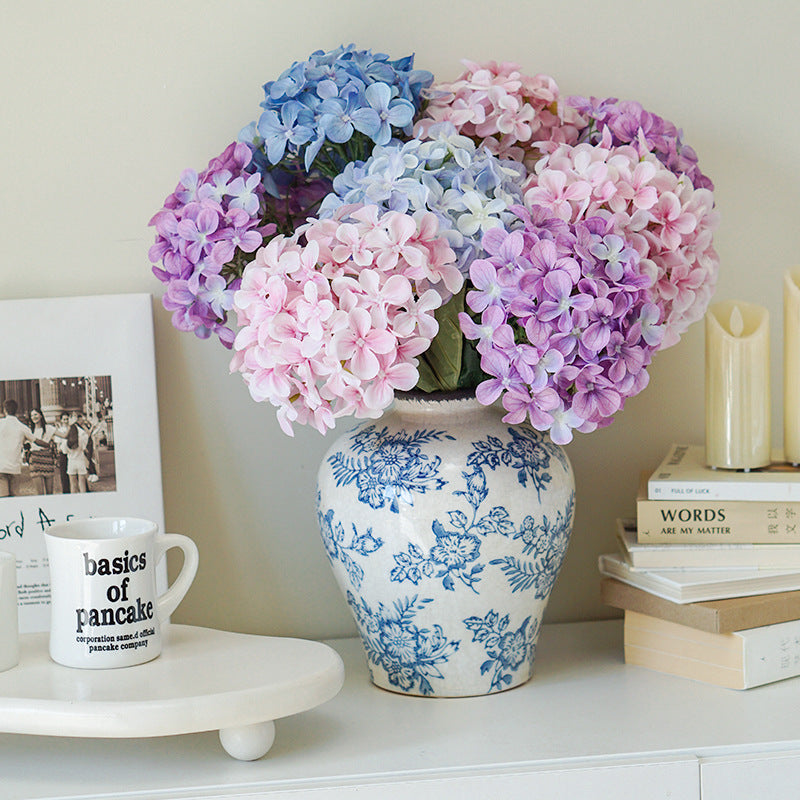Lifelike Hydrangea Floral Stem