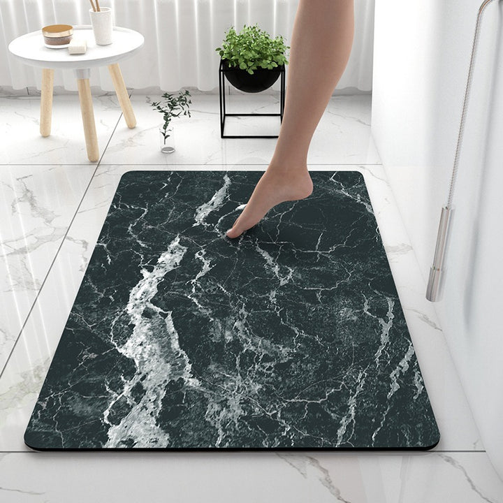 Luxurious Marble Pattern Bath Mat Kalsten