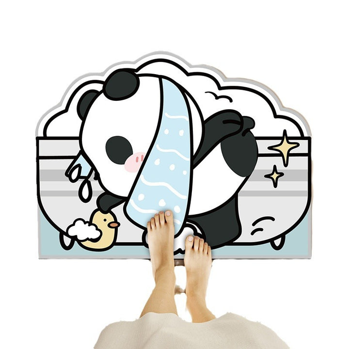 Playful Dog-Themed Mat