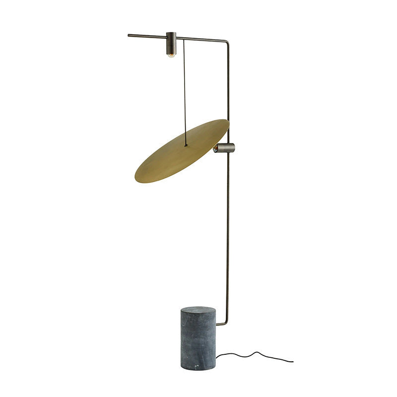 Modern Adjustable Floor Lamp with Marble Base