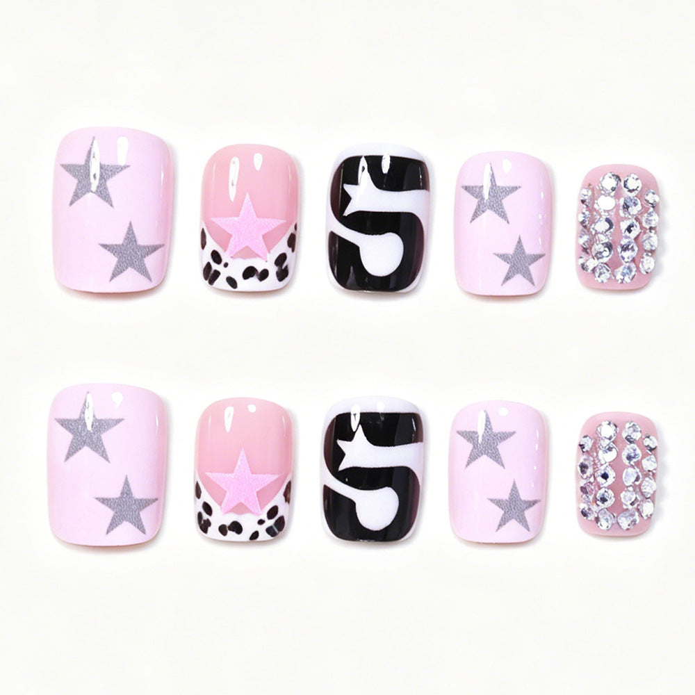 Artistic Press-On Nail Art Design Kalsten