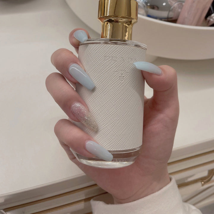 Artful acrylic nails with maritime design Kalsten