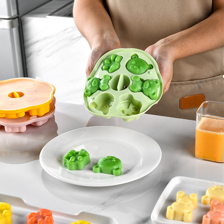 Silicone ice cube mold with animal motifs Kalsten
