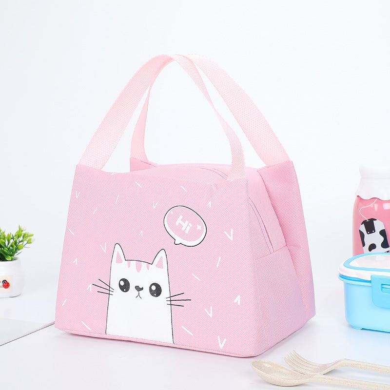 Cute Bear Print Insulated Lunch Bag Kalsten