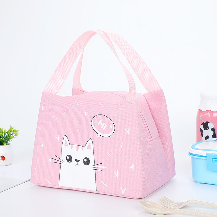 Cute Bear Print Insulated Lunch Bag Kalsten