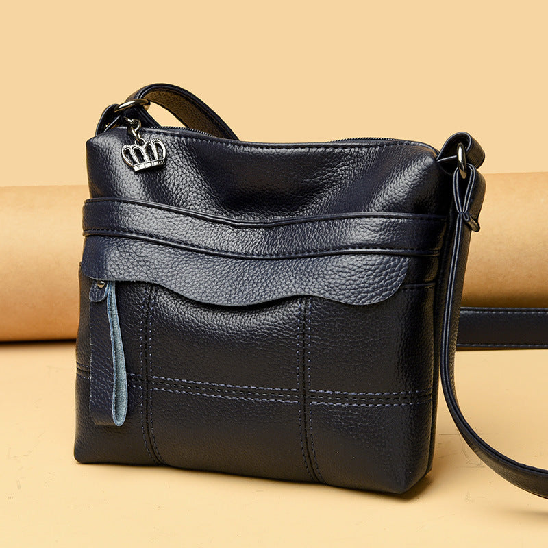 Functional Leather Crossbody Bag Kalsten
