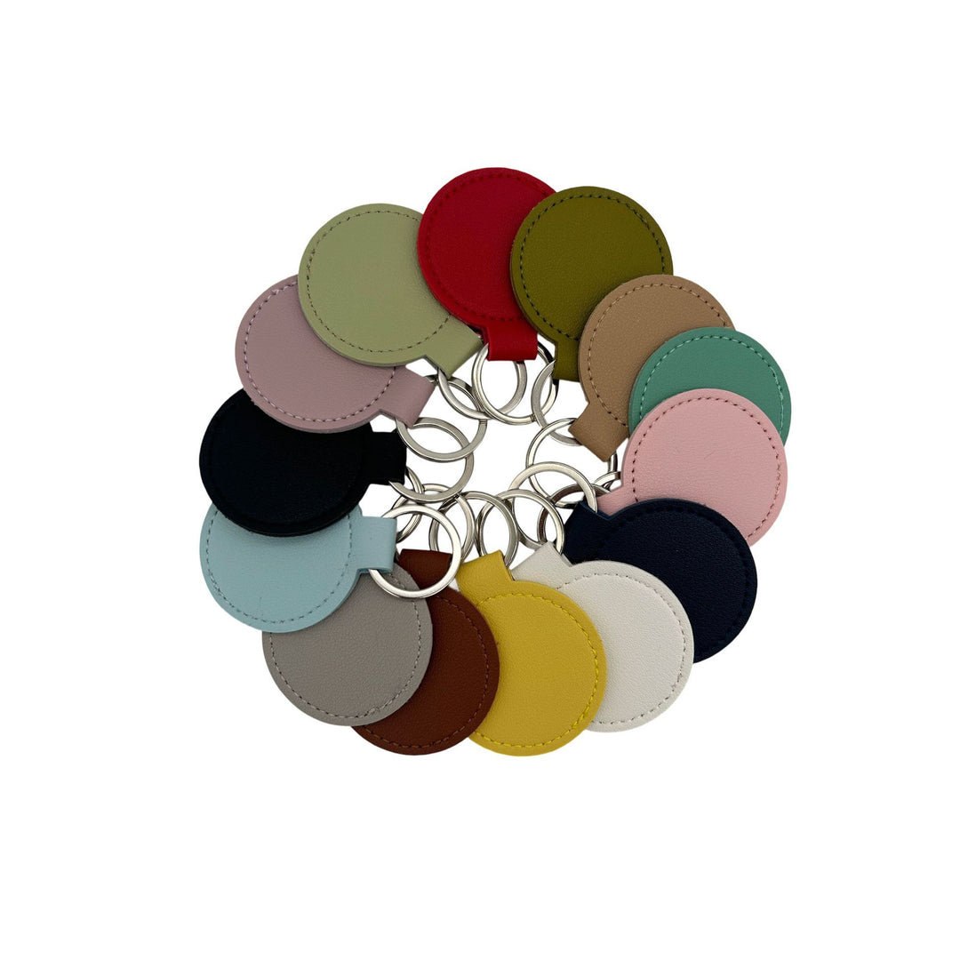Round Leather Keyring Kalsten