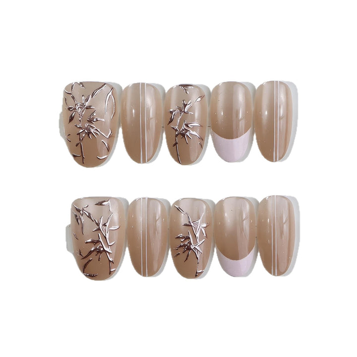 Elegant Nail Art Set with Artistic Designs Kalsten