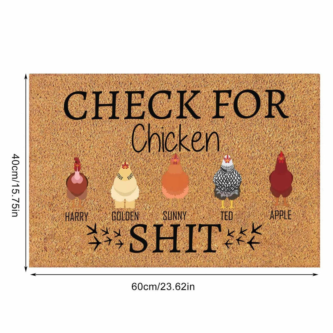 Personalized Holiday Welcome Mat Kalsten