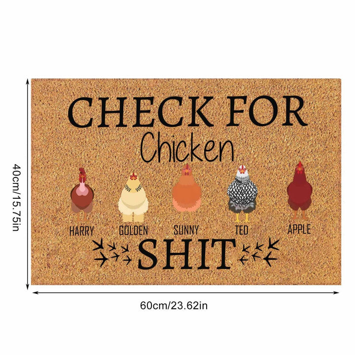 Personalized Holiday Welcome Mat Kalsten