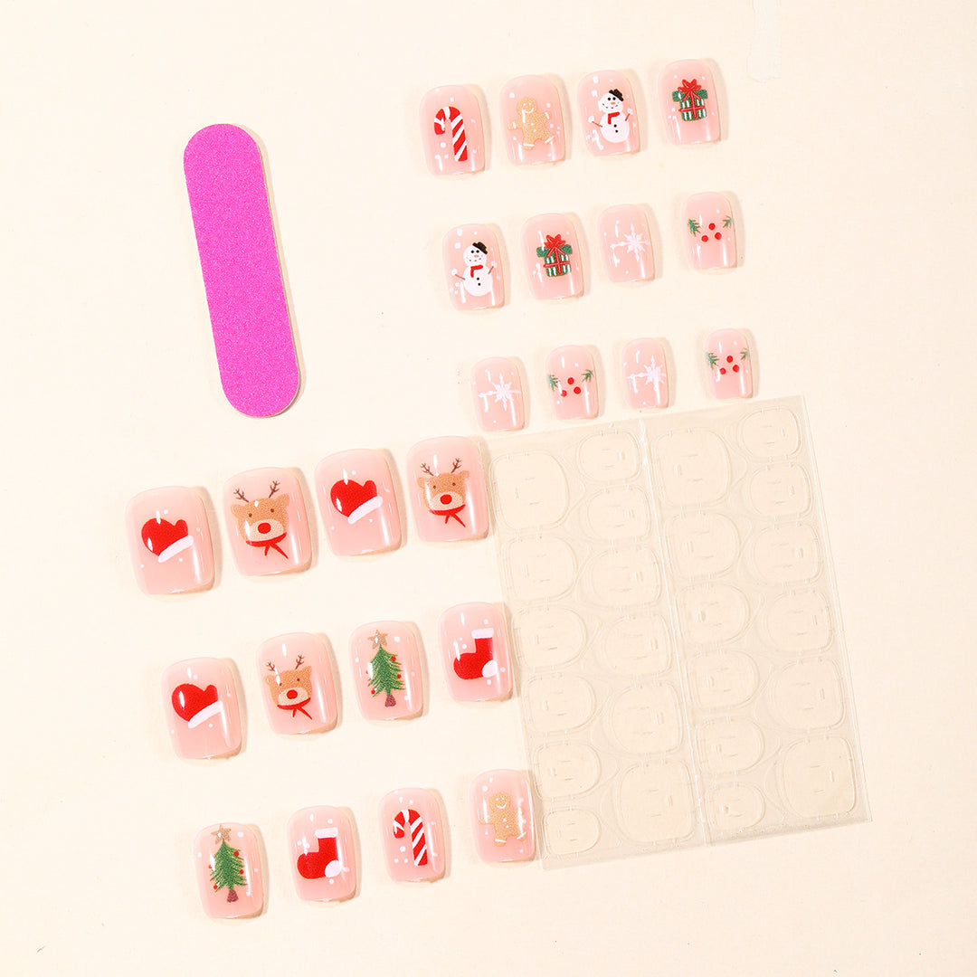 Festive Holiday-Themed Nail Art Extensions Kalsten 1789713259