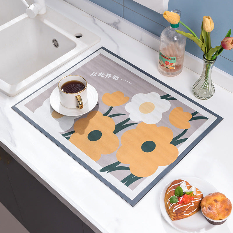 Decorative Kitchen Counter Protector Mat Kalsten