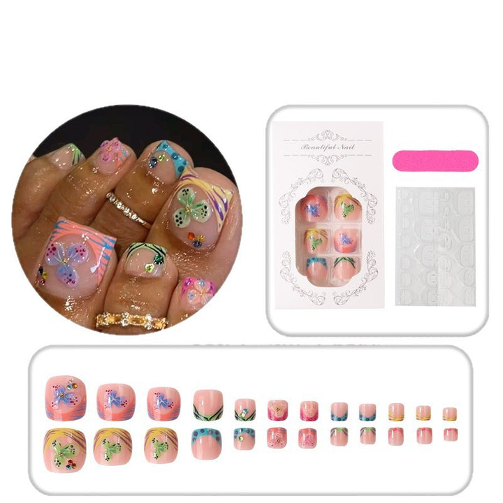 Vibrant Artistic Press-On Nail Tips Collection Kalsten