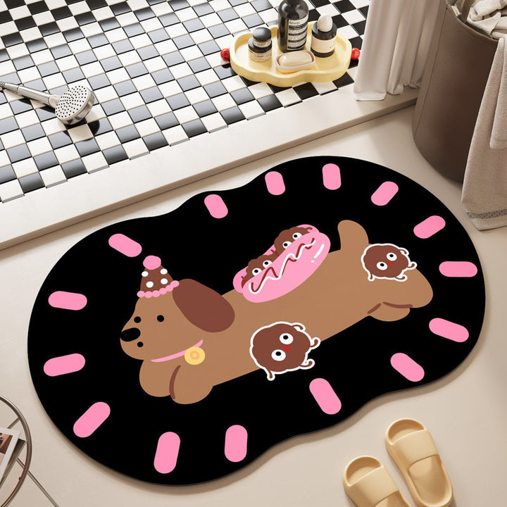 Decorative Bath Mat Kalsten