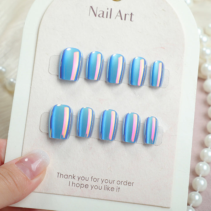 Reflective Press-On Nail Set Kalsten