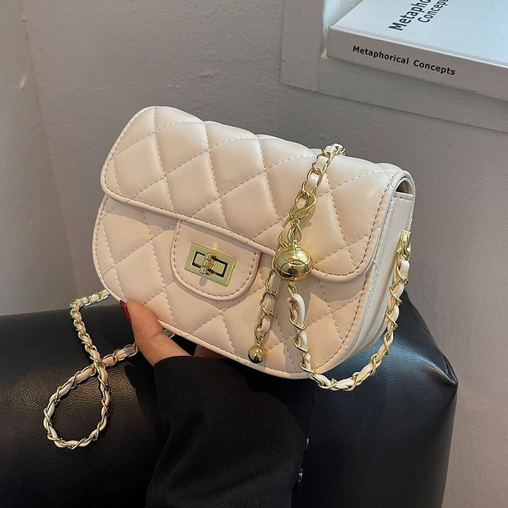 Quilted Chain-Strap Shoulder Bag Kalsten