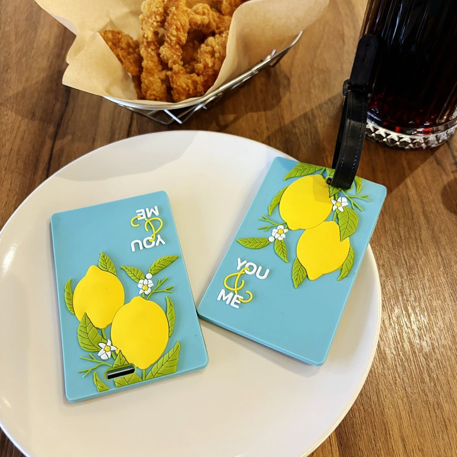 Lemon-Themed Travel Luggage Tag Kalsten