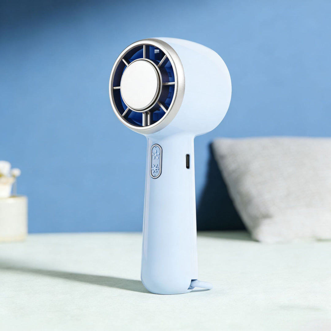 Unisex Portable, ergonomic mini fan with USB connection and stepless speed control Kalsten