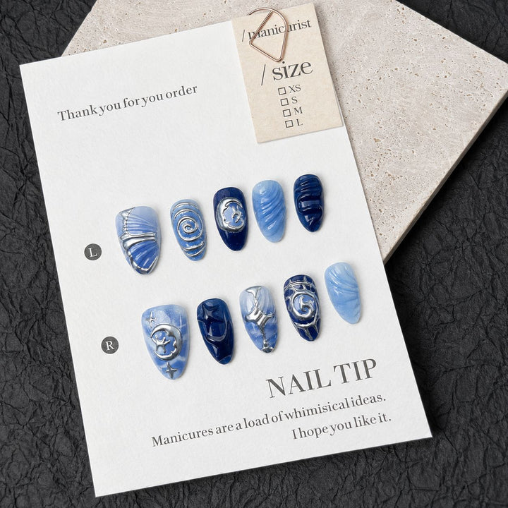 Premium Decorated Nail Art Tips Kalsten