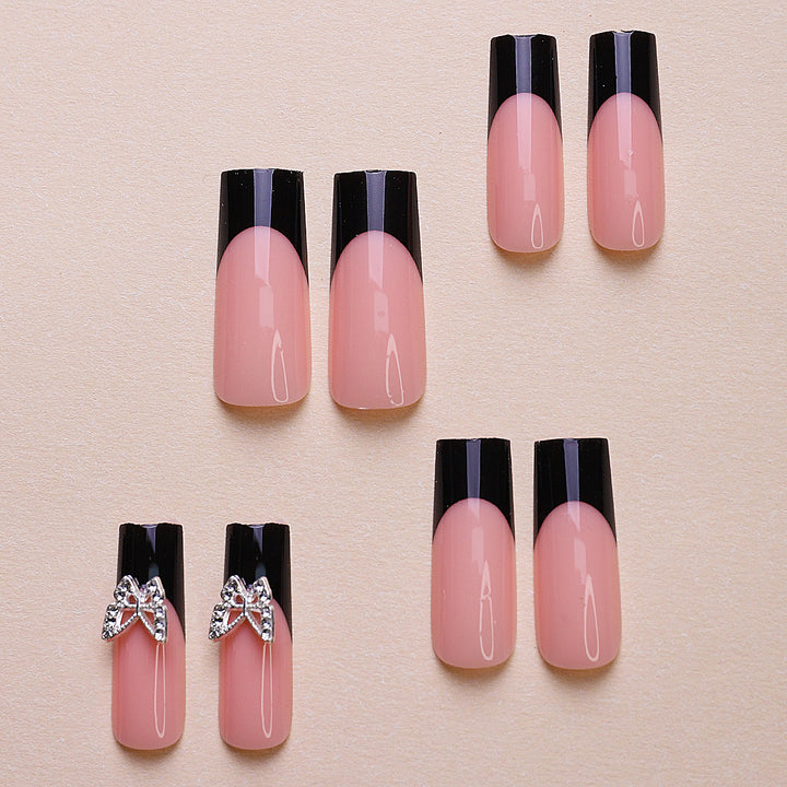 Acrylic nail set with elegant butterfly accents Kalsten