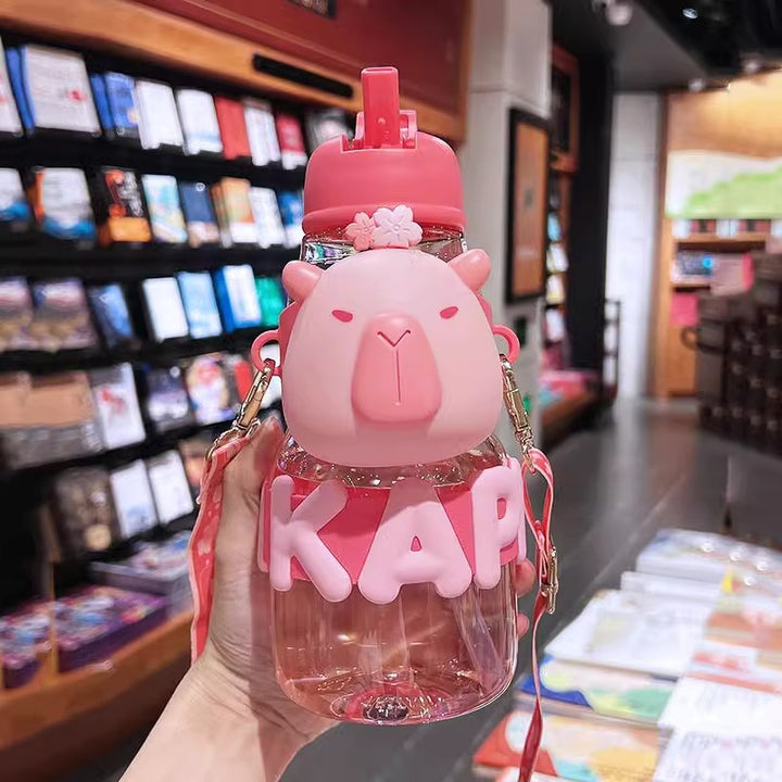 Women’s water bottle with interactive design and stylish character element Kalsten