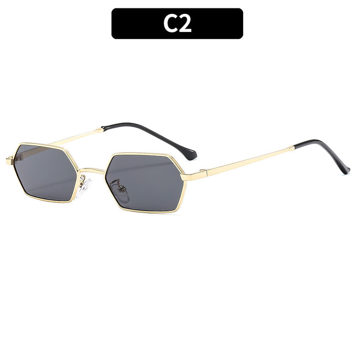 Chic Hexagonal Frame Sunglasses