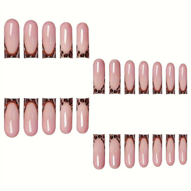 Trendy French Tip Press-On Nail Set Kalsten
