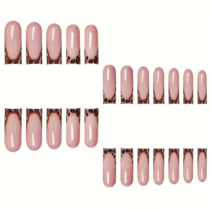 Trendy French Tip Press-On Nail Set Kalsten