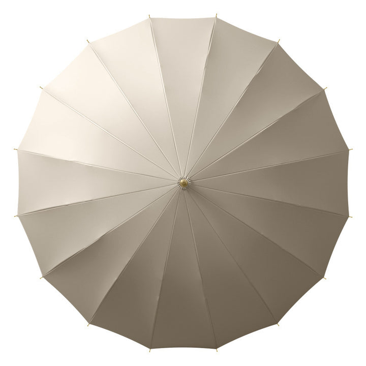 Ladies elegant and windproof folding umbrella with ergonomic handle Kalsten
