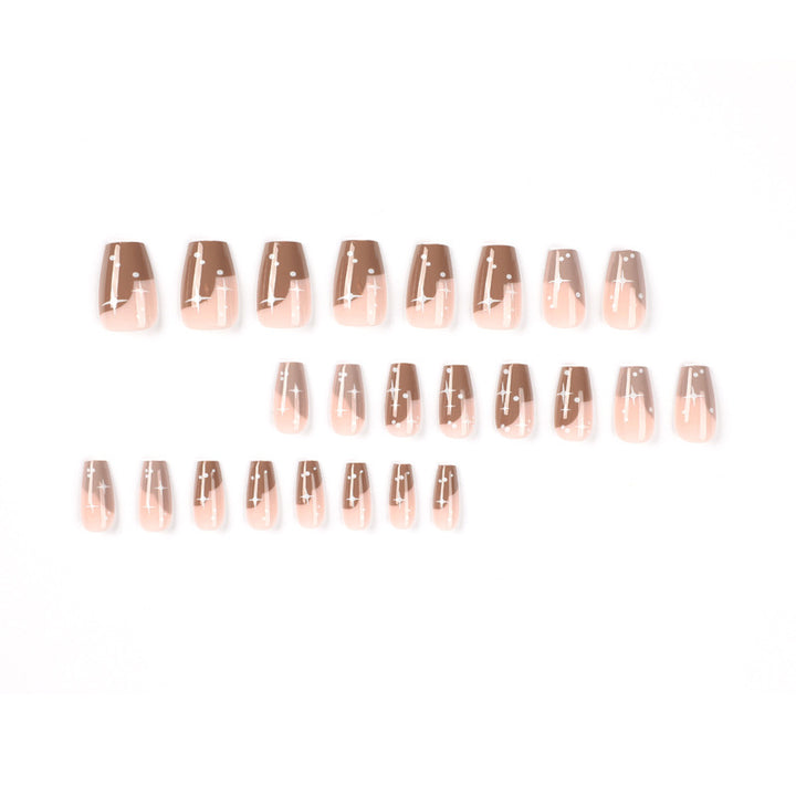 Artful Nail Extensions with Modern Color Design Kalsten