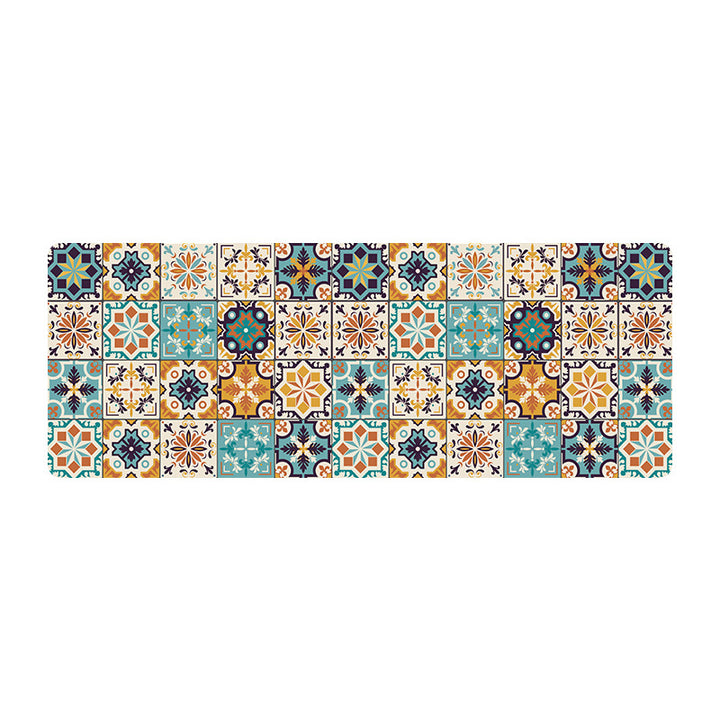 Vintage Tile Design Kitchen Runner Mat Kalsten