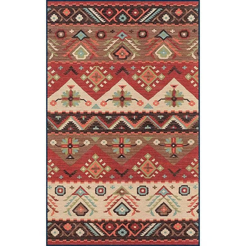 Vintage Floral Patterned Area Rug