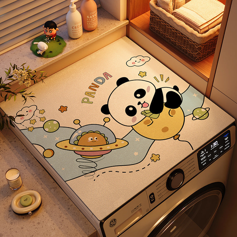 Fun Character-Themed Washing Machine Mat