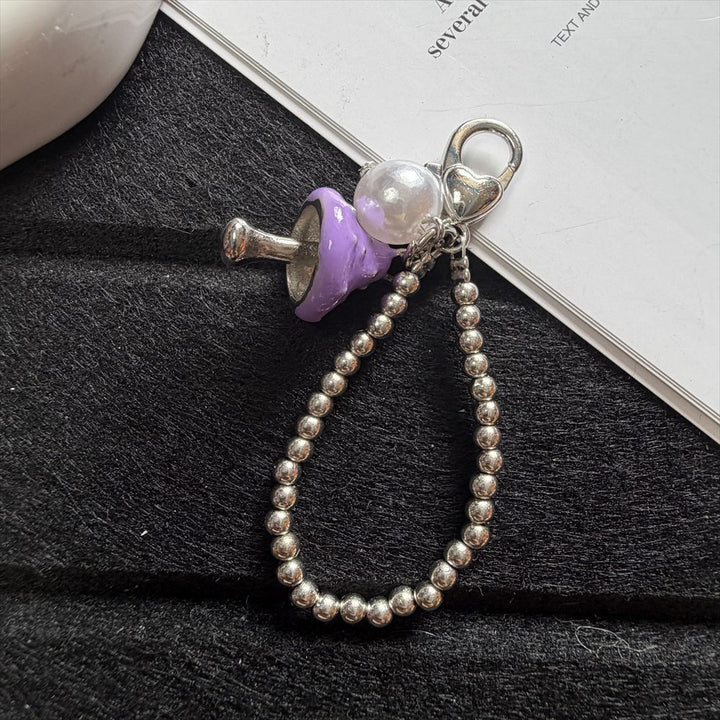 Decorative Mushroom Charm Keychain Kalsten