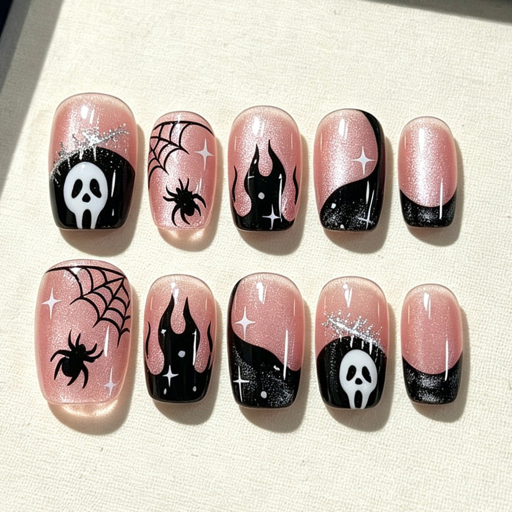 Halloween Theme Press-On Nail Set Kalsten