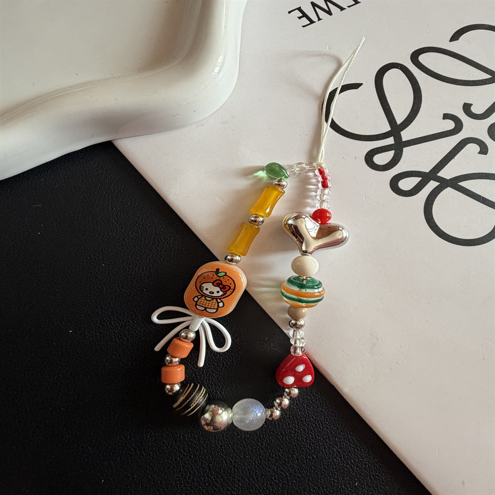 Colorful Beaded Charm Necklace Kalsten 1790135794